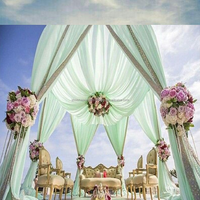 Mandap de mariage de style Maharaja en plastique renforcé de fibres, durable pour l'extérieur, pour la décoration d'événements et de fêtes de mariage, emballage personnalisé en boîte