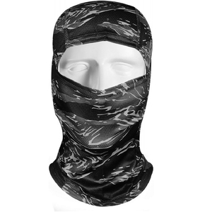 Pasamontañas de punto con logotipo de diseñador personalizado, bordado, de 3 orificios, estilo rapero/bandido, para esquí y uso invernal - Product Image 3