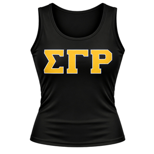 เสื้อครอปตัวสั้นแบบมีตัวอักษรภาษากรีก Sigma Gamma Rho สำหรับผู้หญิง เสื้อยืดแขนกุดลำลองสำหรับฤดูร้อน เหมาะสำหรับออกกำลังกายและสวมใส่ในชีวิตประจำวัน ขายส่ง - Product Image 1