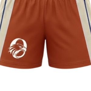 Ensemble short et maillot de netball sublimé blanc rouille pour homme – Vêtements de sport en polyester, coupe athlétique, pour entraînement et match - Product Image 6