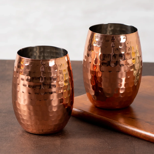 Jarra de Cerveza de Acero Inoxidable de 18 oz con Revestimiento de Cobre – Vaso de Vino Metálico Ecológico con Tapa para Uso en Exteriores, Viajes y Fiestas - Product Image 2