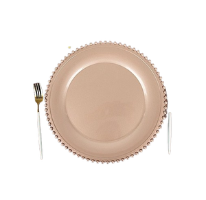Dinner Designer Shape Round Copper Charger <b>Plate</b> Handmade Polished Metal Glam Design Solid Color Dishes & <b>Plates</b> - Product Image 6