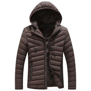 Premium Quality Solid Custom Winter Warm Puffer <b>Jacket</b> Men With Detachable Sleeves Zipper Unisex Down Coats Puffer <b>Jackets</b> - Product Image 2