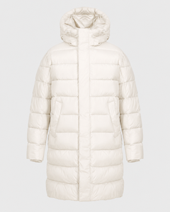 Unisex Regular Hooded Mandarin Collar Canvas Puffer Jacket Windproof Filled Polyester Shell Casual Winter <b>Coat</b> <b>Zipper</b> Closure - Product Image 2