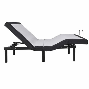 Lit d'hôpital électrique 80 cm, cadre réglable en acier inoxydable, design minimaliste, utilisation en salon - Product Image 4