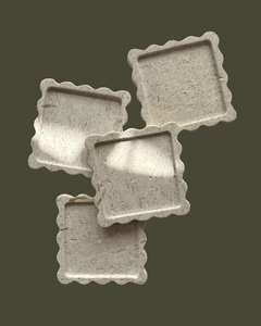 Bandeja de Servir Cuadrada de Mármol Beige, Hecha a Mano, Moderna, Resistente al Fuego, Decorativa para Cocina, Sala de Estar, Revestimiento de Paredes de Villa - Product Image 5