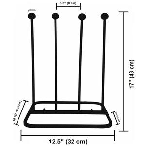 Excelente acabado, zapatero metálico de construcción duradera, lo convierte en adecuado tanto para uso en interiores como en exteriores cubiertos. - Product Image 3