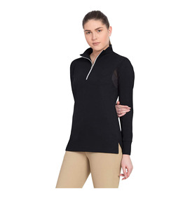 Camisa de Equitación Personalizada Premium Casual Sólida con Bordado Frontal Transpirable Resistente al Agua Antiarrugas para Mujer, Top de Competición - Product Image 6