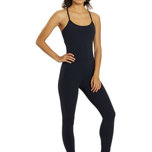 Body de una pieza liso para mujer, ropa personalizada al por mayor, fabricante personalizado, body sin costuras para mujer, mono para mujer - Product Image 2