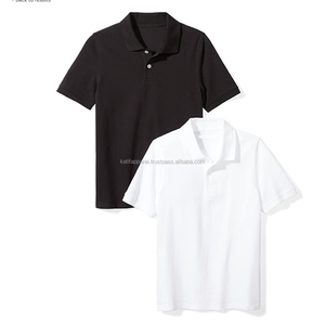 Polo de rugby personnalisé pour garçons avec logo brodé enfants coton décontracté à manches courtes pour enfants - Product Image 3