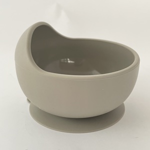 ชามซิลิโคนสำหรับเด็ก ภาชนะใส่อาหารแบบยึดติด ปลอดภัยต่อสิ่งแวดล้อม ใช้กับไมโครเวฟ เครื่องล้างจาน และช่องแช่แข็งได้ เหมาะสำหรับเด็กอายุ 0-4 ปี - Product Image 4