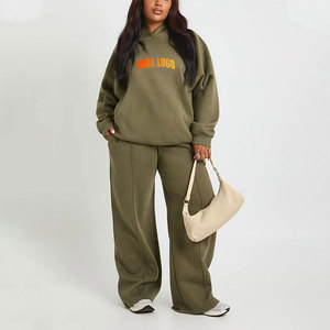 Conjuntos de chándal holgados para mujer, diseño de última moda para invierno, venta al por mayor, chándal holgado cómodo para mujer - Product Image 1