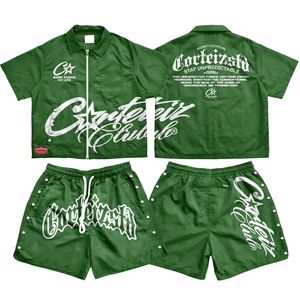 Short Sleeve Windbreaker <b>Jacket</b> & Shorts Set Lightweight Outdoor Wear Custom Design <b>Men</b> <b>Summer</b> Short Sleeve Windbreaker Set - Product Image 3