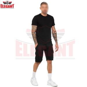 OEM ODM Lavable a máquina Buen proveedor Venta caliente En un solo color Último producto 2026 Crea tus propios conjuntos de camiseta y pantalón corto de verano - Product Image 4