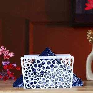 Porte-serviettes moderne, support à papier durable en métal et en bois pour table à manger, comptoir de cuisine, restaurant et café - Product Image 6