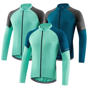 Custom <b>Men's</b> MTB <b>Cycling</b> <b>Jersey</b> Plus Size <b>Long</b> <b>Sleeve</b> 100% Polyester Breathable Quick Dry Lightweight Mountain Bike Sportswear - Product Image 6