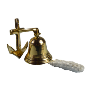 New <b>Brass</b> Dollar Sign Handle Design Hand <b>Bell</b> With Shiny Polished Finishing Design for Prayer Decor and Best Outdoor Decor <b>Bell</b> - Product Image 5