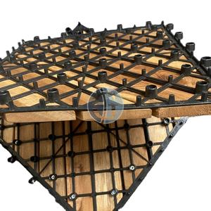 Tarima de Madera de Acacia Vietnamita para Exteriores, Encastrable, Impermeable, Antideslizante, Ecológica, Sin Mantenimiento, Diseño Contemporáneo para Patio - Product Image 2