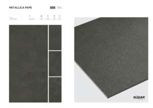 Azulejos de porcelana modernos con superficie efecto azúcar para suelos y paredes, tamaño 600x1200, azulejos de lujo de gran tamaño para elevaciones interiores y exteriores. - Product Image 2