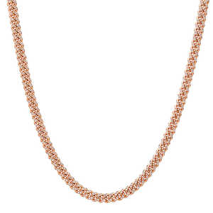 18k Gold Miami Cuban Link <b>Chain</b> Necklace Fine Jewelry <b>Iced</b> <b>Out</b> Men's Hip Hop Paved Real Round Diamond 7mm Necklace Gift For Him - Product Image 2