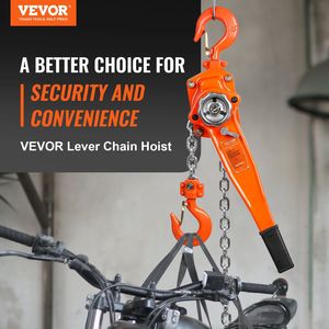 1-1/2 Ton 3300 Lbs Capacity Weston Double-Pawl <b>Bra</b> Manual Lever <b>Chain</b> Hoist 20 FT Come Along G80 Galvanized Carbon Steel - Product Image 2