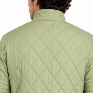 Chaqueta Acolchada con Costuras de Diamante para Hombre, Chaqueta Informal para el Día a Día, Chaqueta Acolchada con Cierre, Chaqueta Informal Acolchada - Product Image 5
