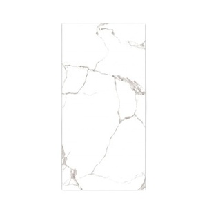 Azulejos de Porcelana Brillante de Lujo y Alta Calidad de 600X1200 mm de la India, Azulejos Blancos Completamente Esmaltados para Pisos de Baños en Villas - Product Image 5