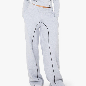 Fashion Seamless Knitted High Stretch Winter Streetwear Gym <b>Leggings</b> <b>Women</b> Sexy Solid Color Mid Waist Flare Pant - Product Image 1