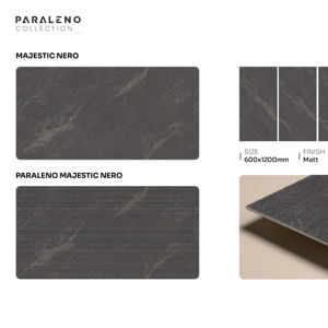 Dalle en porcelaine à surface mate haute performance 600x1200mm 60x120cm 24x48 pouces, grand carrelage décoratif pour usage résidentiel - Product Image 1