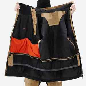 Veste de ski pour homme personnalisée, pantalon imperméable, coupe-vent pour snowboard, capuche, fermeture éclair, taille plus, équipement chauffant pour le ski - Product Image 3