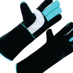 Holy Signs International HSI-1457 High Heat Resistance Anti-Cut Breathable Fleece-Lined Cowhide Leather Welder <b>Gloves</b> Molten - Product Image 5