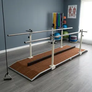 Barres parallèles Medilab Deluxe – Appareil de rééducation réglable en hauteur, durable, pour soulager la douleur au talon et favoriser la marche - Product Image 5
