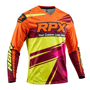 Wholesale High Performance Motocross Jersey Racing <b>Shirt</b> Sublimation Print Manufacturer Supply <b>Motorcycle</b> Motocross Jersey - Product Image 4