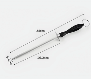 Aiguiseur de couteaux professionnel LEGACY en acier au carbone de qualité supérieure avec manche en céramique, écologique et fait main pour la cuisine - Product Image 2