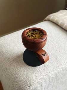 Brûleur de Bakhoor en bois fait main pour mariages et festivals, diffuseur d'aromathérapie d'ambiance, bougies et parfums d'intérieur, porte-encens en bois - Product Image 5