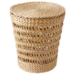 Panier en jacinthe d'eau fabriqué à la main pour une organisation de la maison écologique - Product Image 2