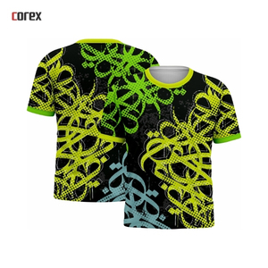 Maillot formel pour homme à col rond, design personnalisé avec logo calligraphié sur le devant, en tissu respirant par sublimation – Populaire - Product Image 6