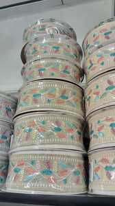 Embroidered <b>Lace</b> Trims Vintage Floral Border Ribbon Sewing Craft Garment Accessories Wholesale Fabric <b>Applique</b> Supplier - Product Image 3