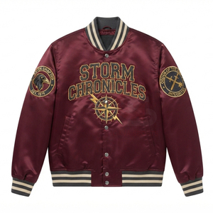 Hip Hop Baseball <b>Jackets</b> Street wear <b>pilot</b> satin <b>Jacket</b> Men's Outerwear Casual Letter Embroidery Custom Bomber <b>Jackets</b> and Coats - Product Image 2