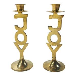 Portavelas de Aluminio Ecológico con Acabado Dorado, Soporte Cónico para el Hogar y Bodas - Product Image 4