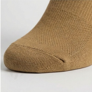 Crew <b>Socks</b> <b>Brown</b> Striped Knitted Breathable Casual Adult Regular Fit - Product Image 6