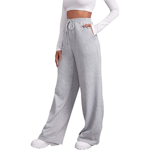 <b>Women's</b> Premium Fleece Cotton Jogger <b>Sweatpants</b> OEM Service Fashionable Flat Low MOQ Summer Outdoor Running Casual Breathable - Product Image 1