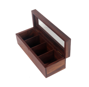 Caja de Especias de Madera de Diseño Moderno, Forma de Mariposa, Apta para Lavavajillas, Tamaño Personalizado, Organizador de Especias y Té - Product Image 4