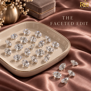 แหวนเพชรทรงรี 8.00 กะรัต เพชรเพาะเลี้ยงในห้องปฏิบัติการ สี DEF รุ่น RNJ2159 ของ RN JEWELS สำหรับแหวนหมั้น |   อัญมณีที่สร้างขึ้นในห้องปฏิบัติการด้วยการตัดเจียระไนอย่างแม่นยำ - Product Image 2