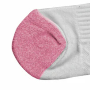 AKA Crew Socks White Pink Green Cotton Blend <b>Cushioned</b> Athletic Casual Mid Calf Breathable Durable Fashion Socks - Product Image 3