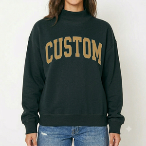 Sudadera Oversize con Cuello Alto para Mujer, Prenda Esencial de Moda Urbana, Fabricante de Producción en Masa - Product Image 1