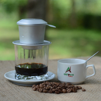 Granos de Café Arábica de Alta Calidad con Sabor Vietnamita, Tueste Medio, para Uso Comercial, Empacados en Bolsa, Exportación/Importación