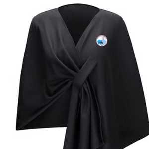 Jack and Jill Adult <b>Black</b> Shawl <b>Wrap</b> Soft Lightweight Elegant Fashion Scarf Casual Party Wear Women Stylish Comfortable Acce - Product Image 4