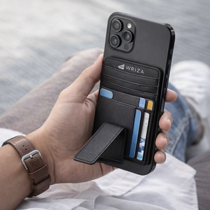 Tarjetero Magnético de Cuero PU Wriza con Soporte, Estuche para Tarjetas de Visita para la Parte Trasera del Teléfono Celular, para Hombres y Mujeres - Product Image 3