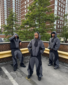 Ensemble coupe-vent deux pièces personnalisé fabriqué en usine 2026 avec matériau polyester-coton pour garçon OEM - Product Image 3